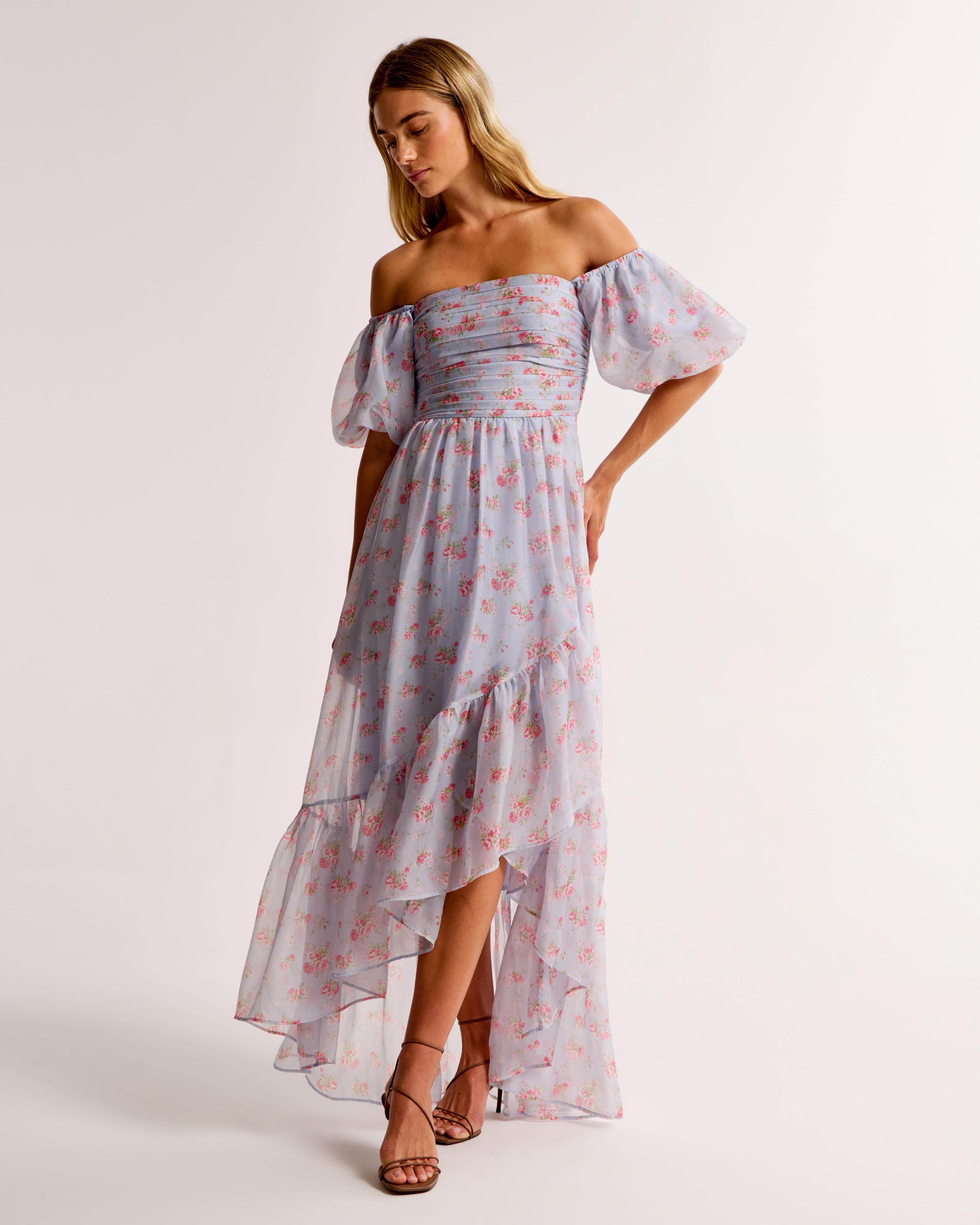 Emerson Off-The-Shoulder Drama Maxi Dress Product Image