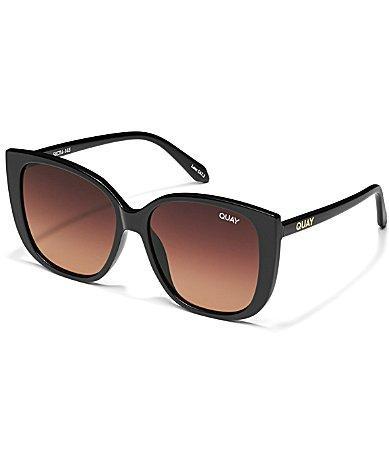 Quay Australia Womens Ever After Large 54mm Square Sunglasses Product Image