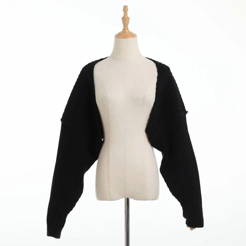 Ribbed Knit Shrug Product Image