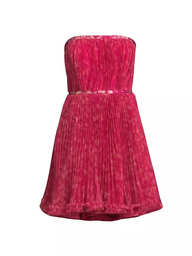 Lenzy Tulle Strapless Minidress Product Image