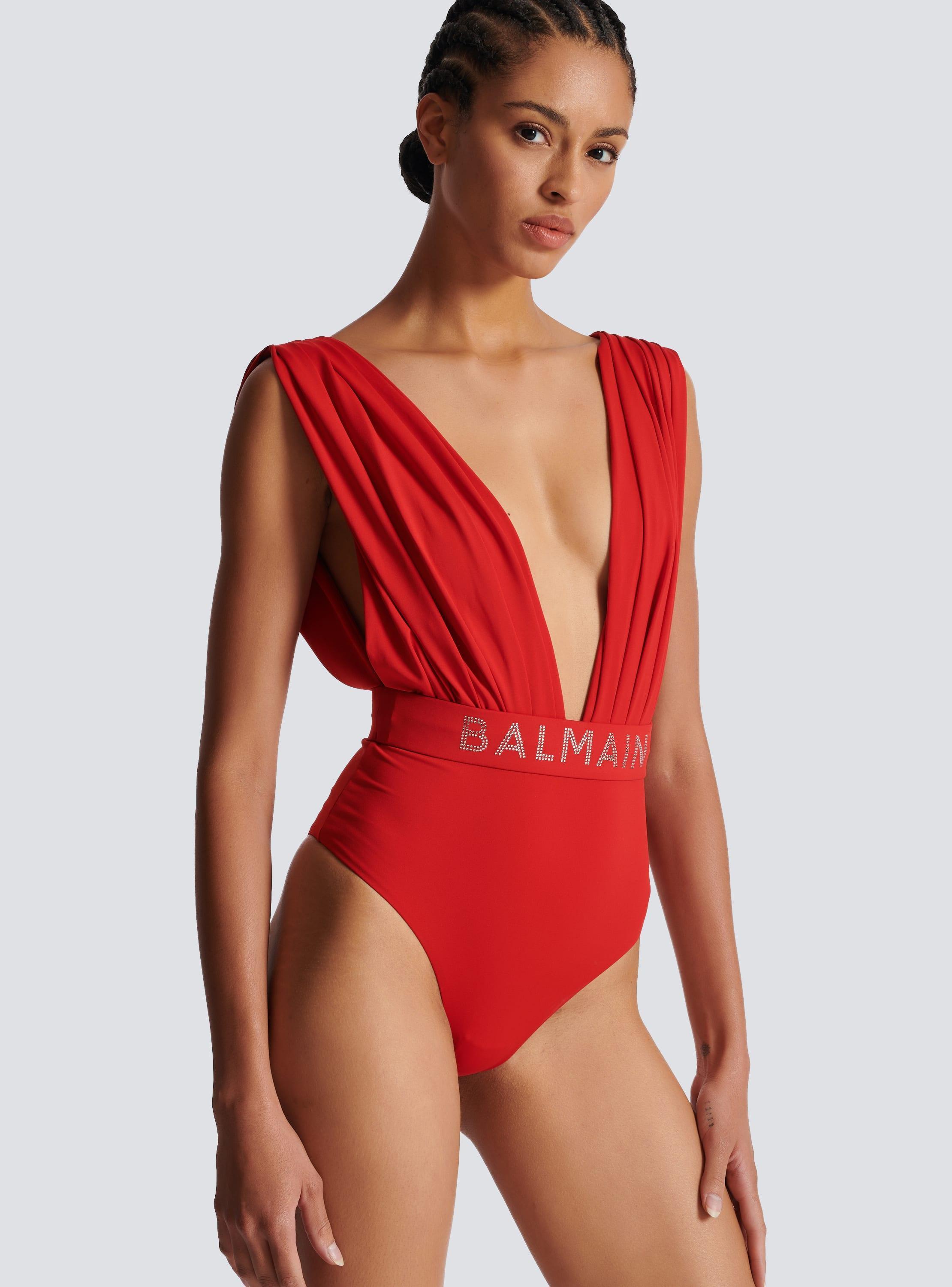 Draped swimsuit Product Image