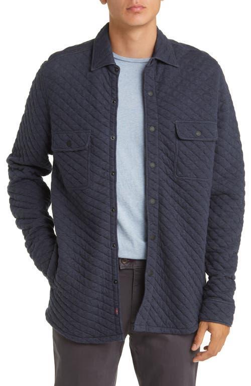 Faherty Epic Cotton Blend Quilted Shirt Jacket Product Image