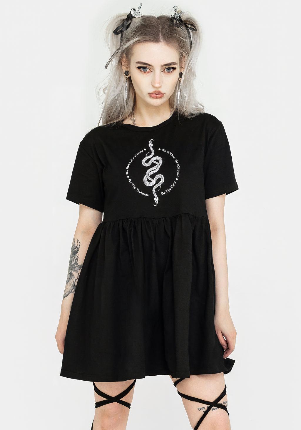 Hermetica Jersey Skater Dress Product Image