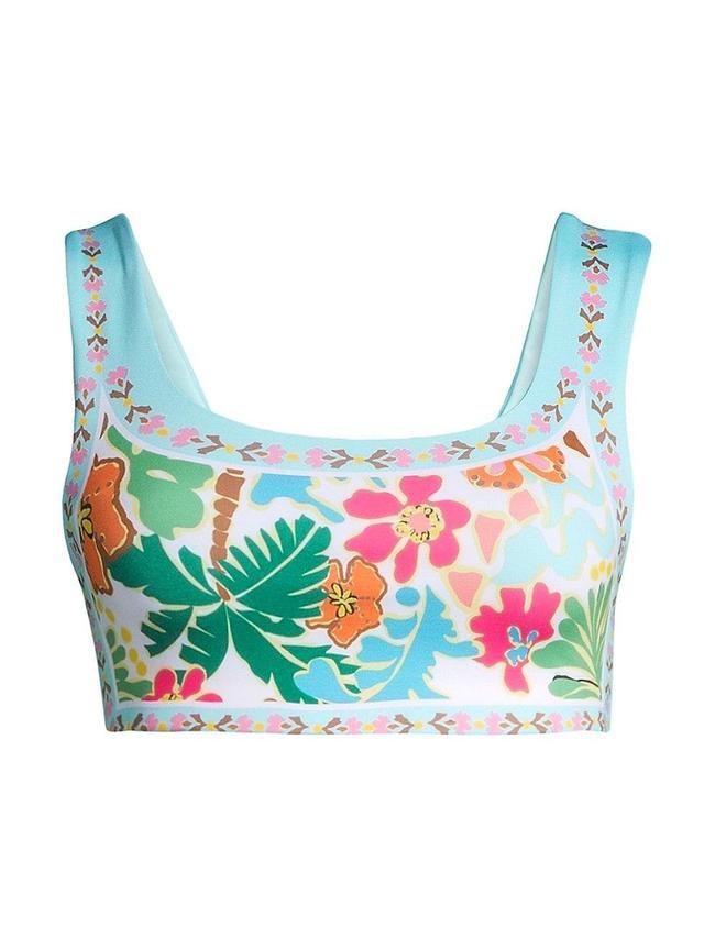 Womens Francis Floral Bikini Top Product Image