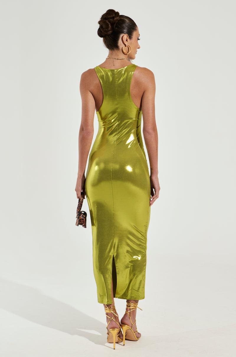 GOOD INTENTIONS LIME MAXI DRESS Product Image