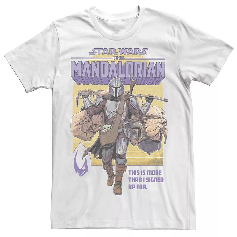 Mens The Mandalorian Signed Up Mando Tee, Mens Product Image