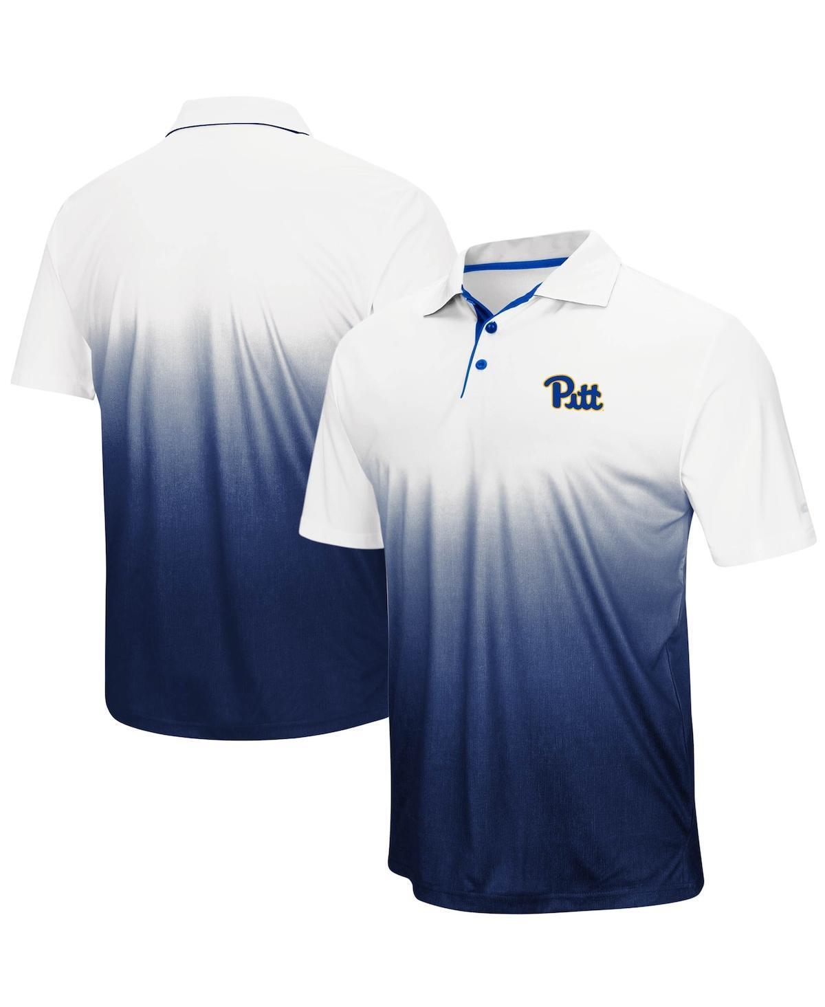 Mens Colosseum Navy Kansas Jayhawks Magic Team Logo Polo Shirt Product Image