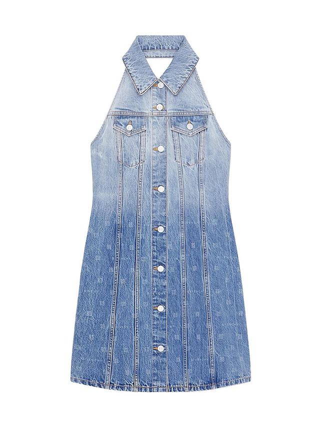 Womens Dress In 4G Denim Product Image