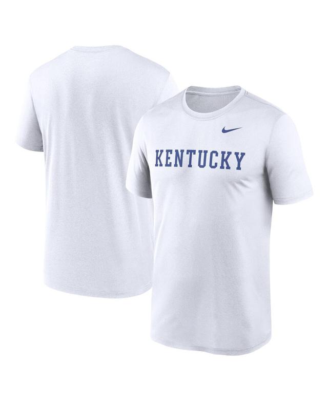 Nike Mens White Kentucky Wildcats Primetime Legend Wordmark T-Shirt Product Image