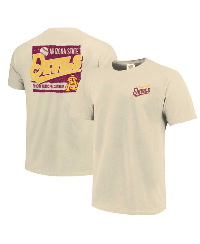 Mens Natural Arizona State Sun Devils Baseball Around The Horn Comfort Colors T-Shirt Product Image