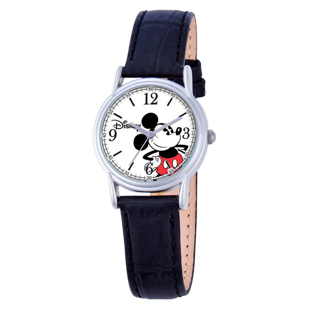 Womens Disney Mickey Mouse Cardiff Watch - Black Product Image