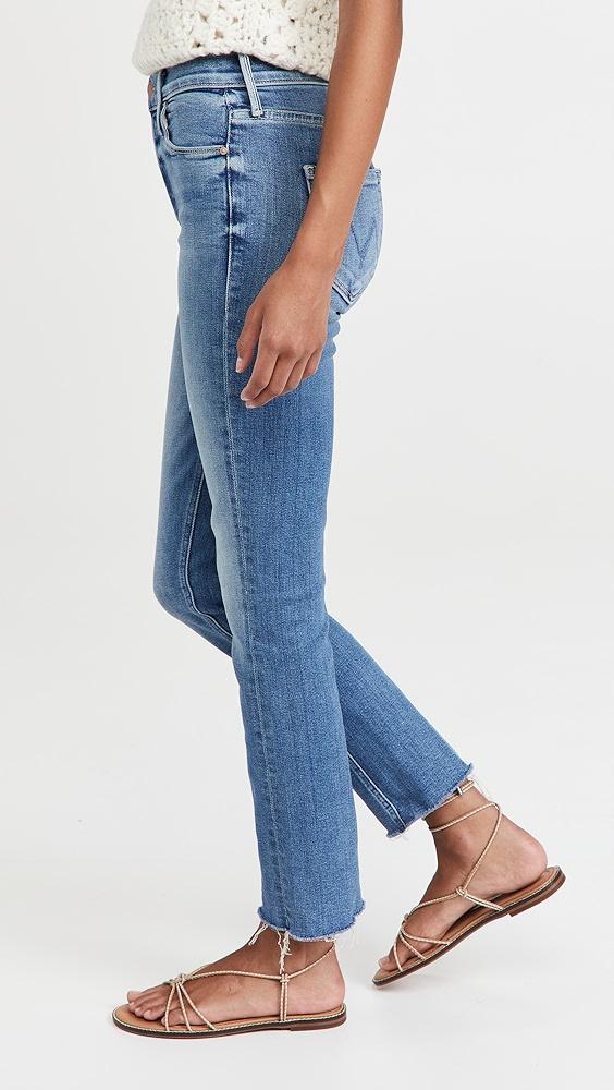 MOTHER Mid Rise Dazzler Ankle Fray Jeans | Shopbop Product Image