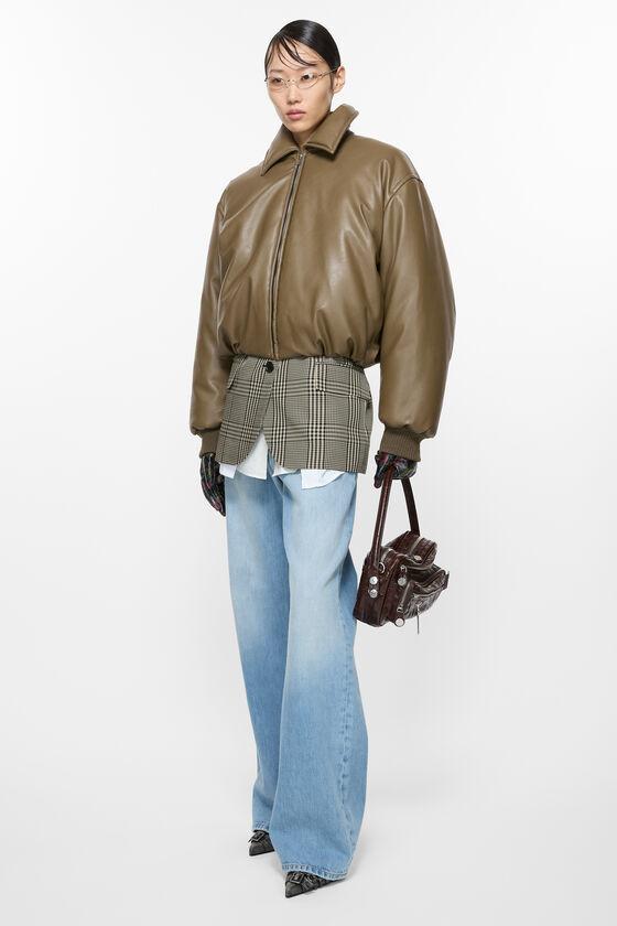 Coated bomber jacket Product Image