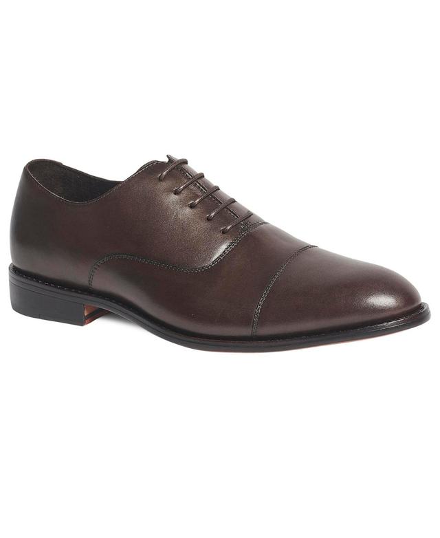 MensClinton Cap-Toe OxfordLeather Dress Shoes Product Image