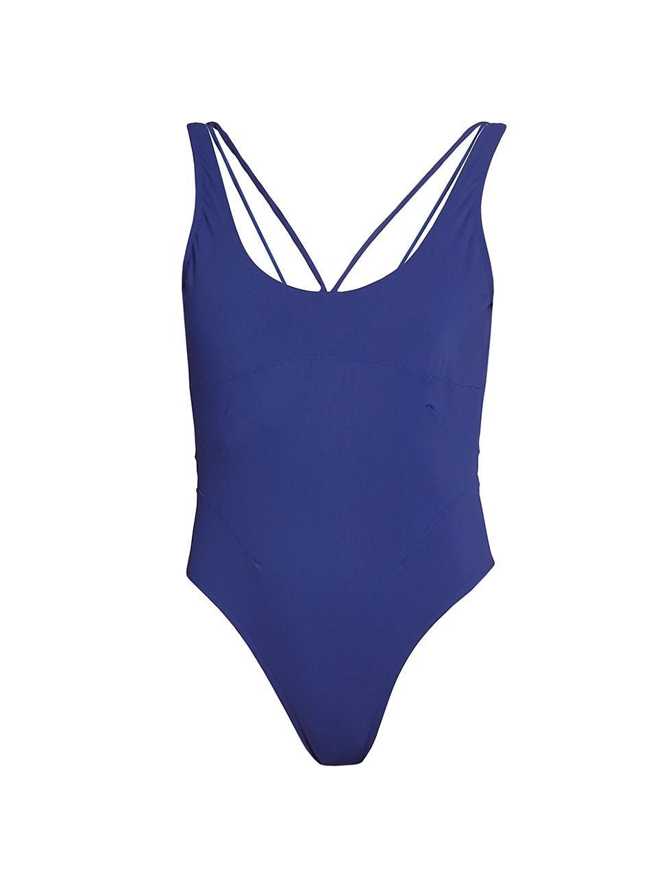 Womens Signature Jersey One-Piece Swimsuit Product Image