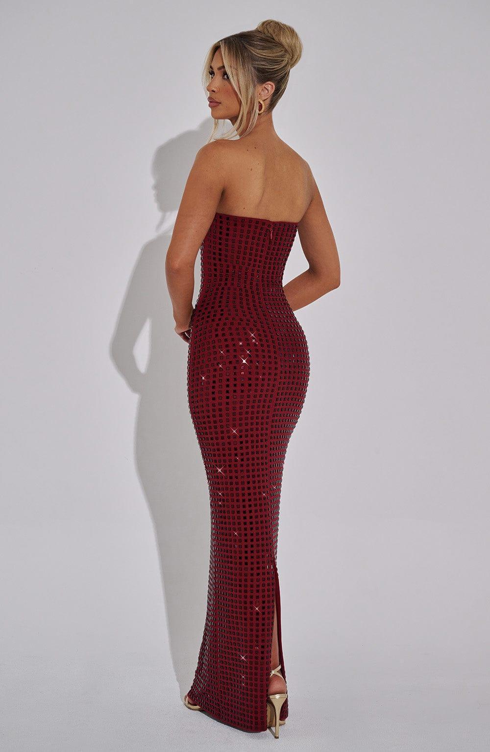 Neriah Maxi Dress - Wine Product Image