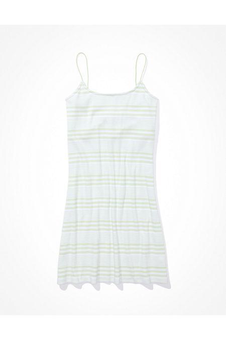 AE Knit Square Neck Mini Dress Womens Mint L Product Image