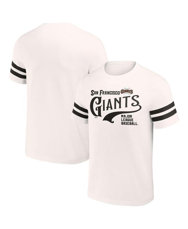 Mens Darius Rucker Collection by Fanatics Cream Distressed San Francisco Giants Yarn Dye Vintage-Like T-shirt Product Image