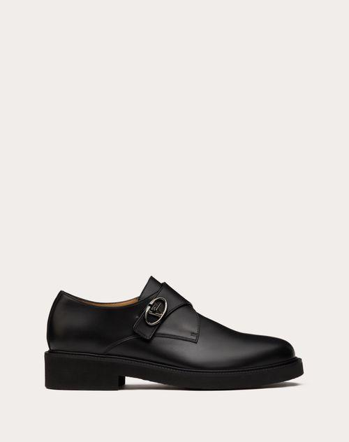 SINGLE MONK STRAP VLOGO LOCKER IN CALFSKIN Product Image