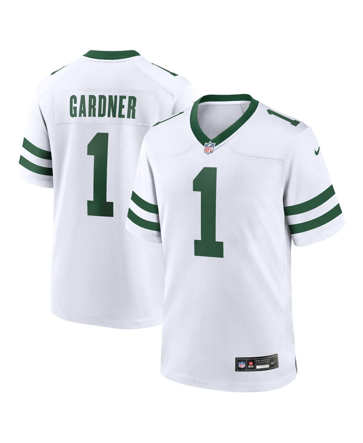 Nike Mens Ahmad Sauce Gardner Legacy New York Jets Game Jersey - White Product Image