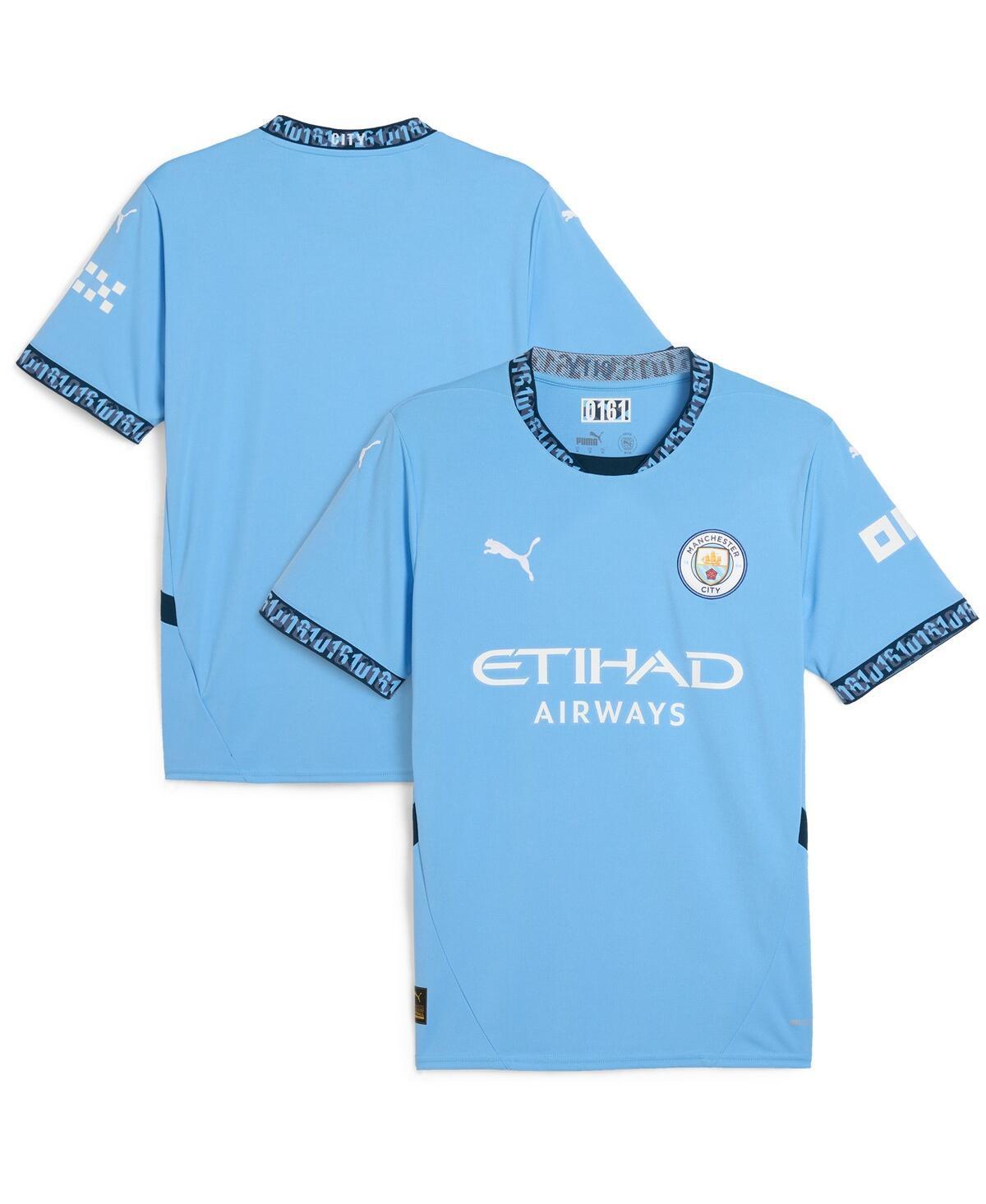 Puma Mens Light Blue Manchester City 2024/25 Home Replica Jersey - Light Blue Product Image