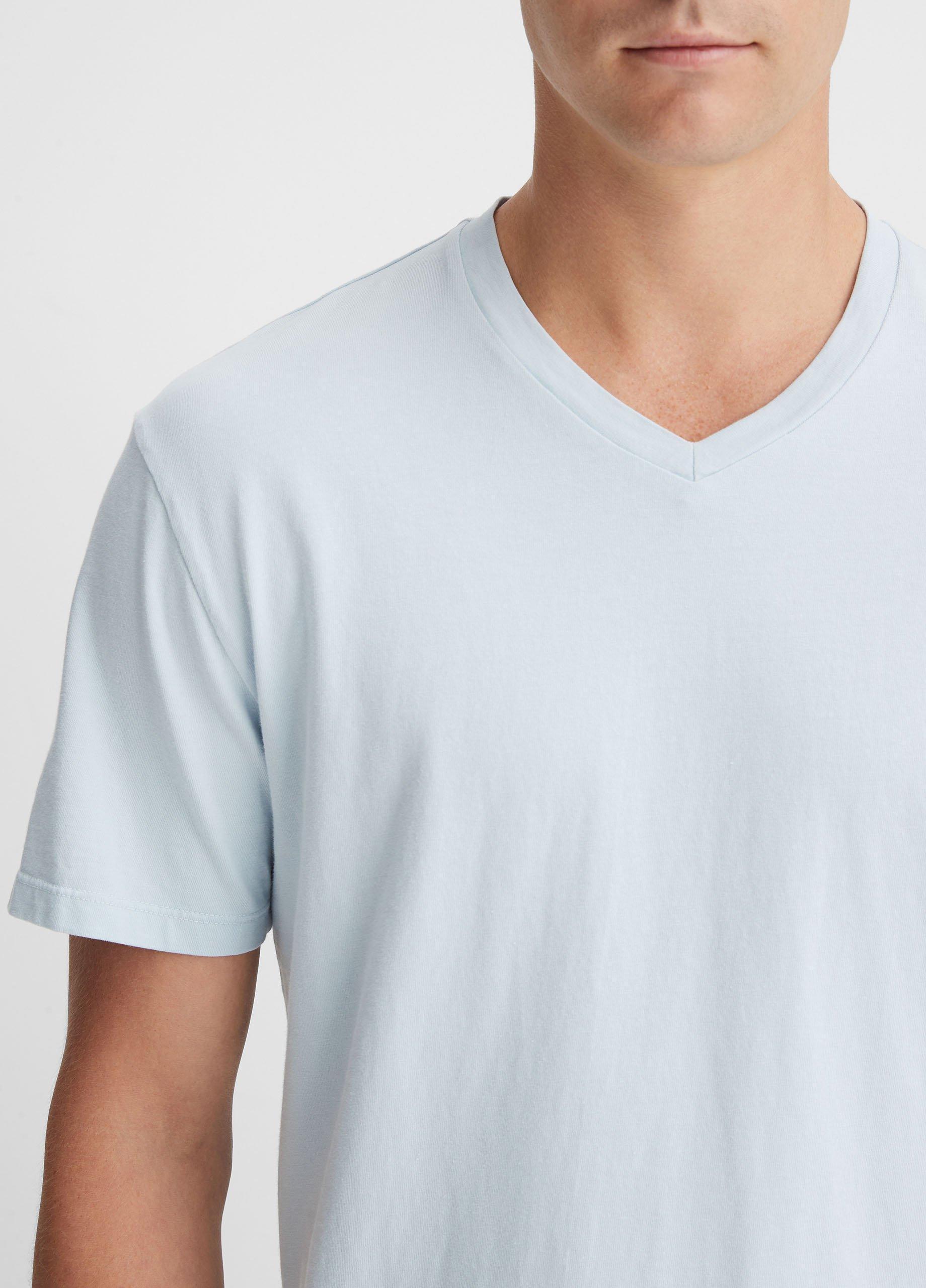 Garment Dye Short Sleeve V-Neck T-Shirt Product Image