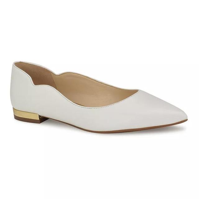 Nine West Lovlady Womens Leather Dress Flats Product Image