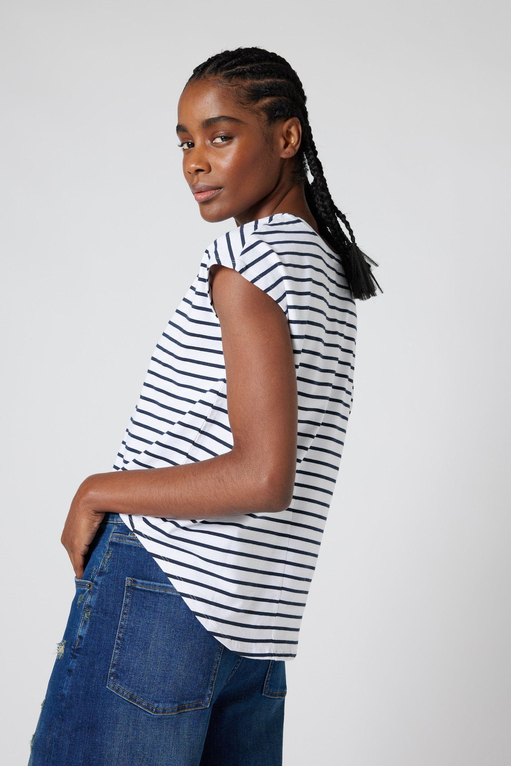 Striped Tuck-In Tee Product Image