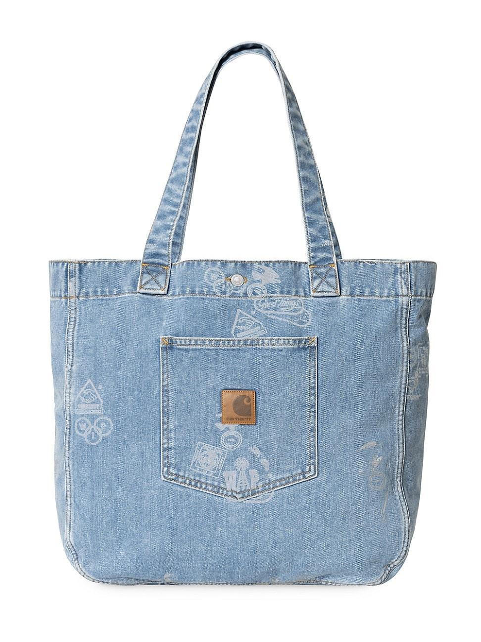 Mens Maitland Stamp Denim Tote Bag Product Image