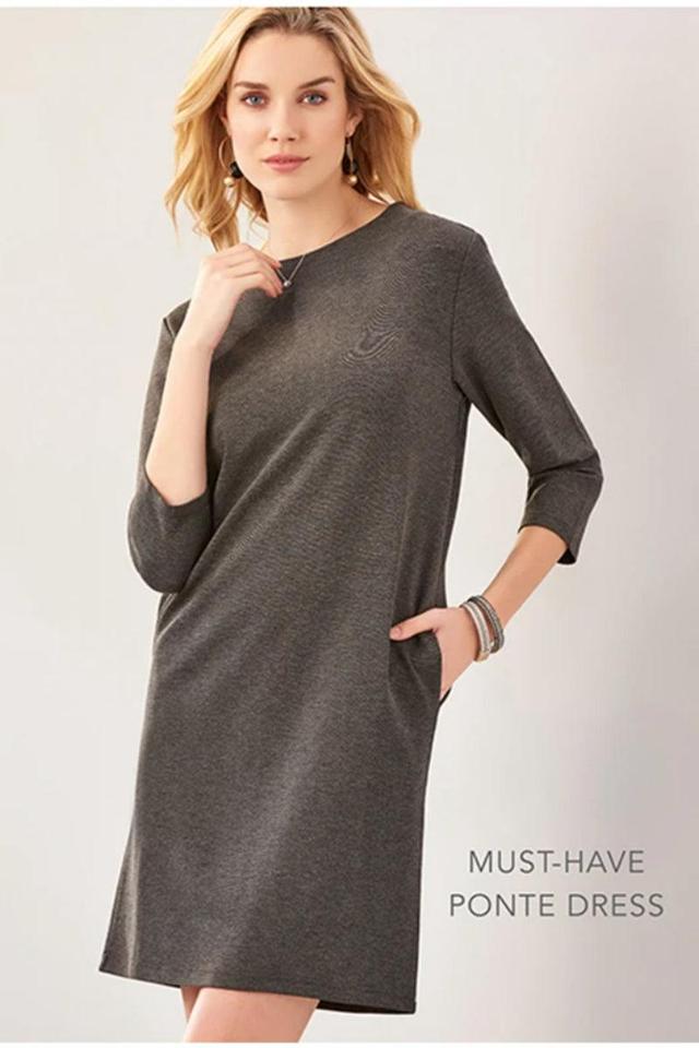 Knitted Shift Dress Product Image