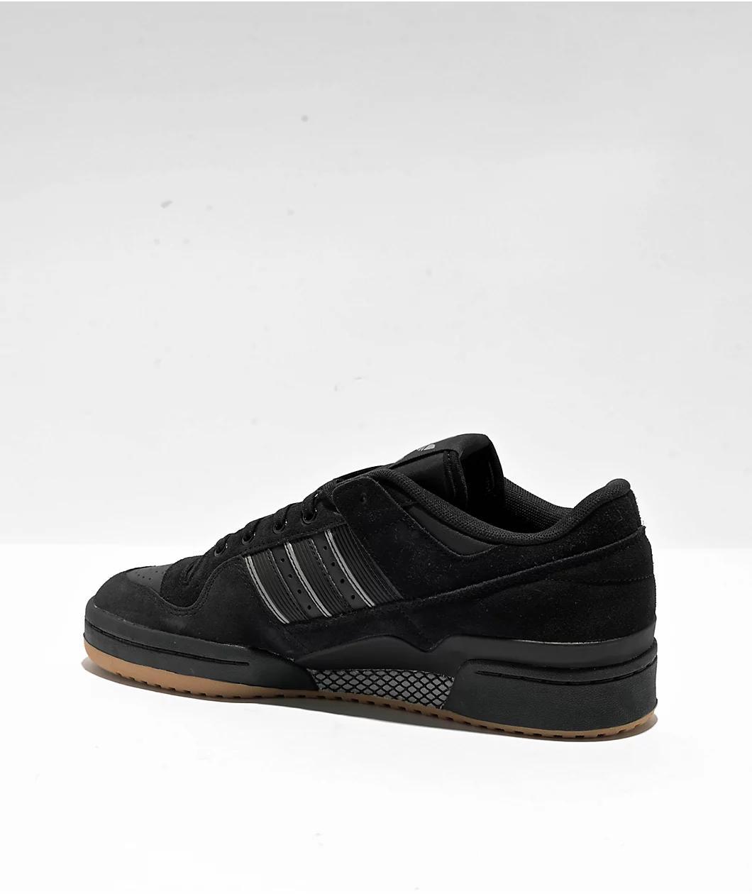 adidas Forum '84 ADV Black, Grey & Gum Skate Shoes  Product Image