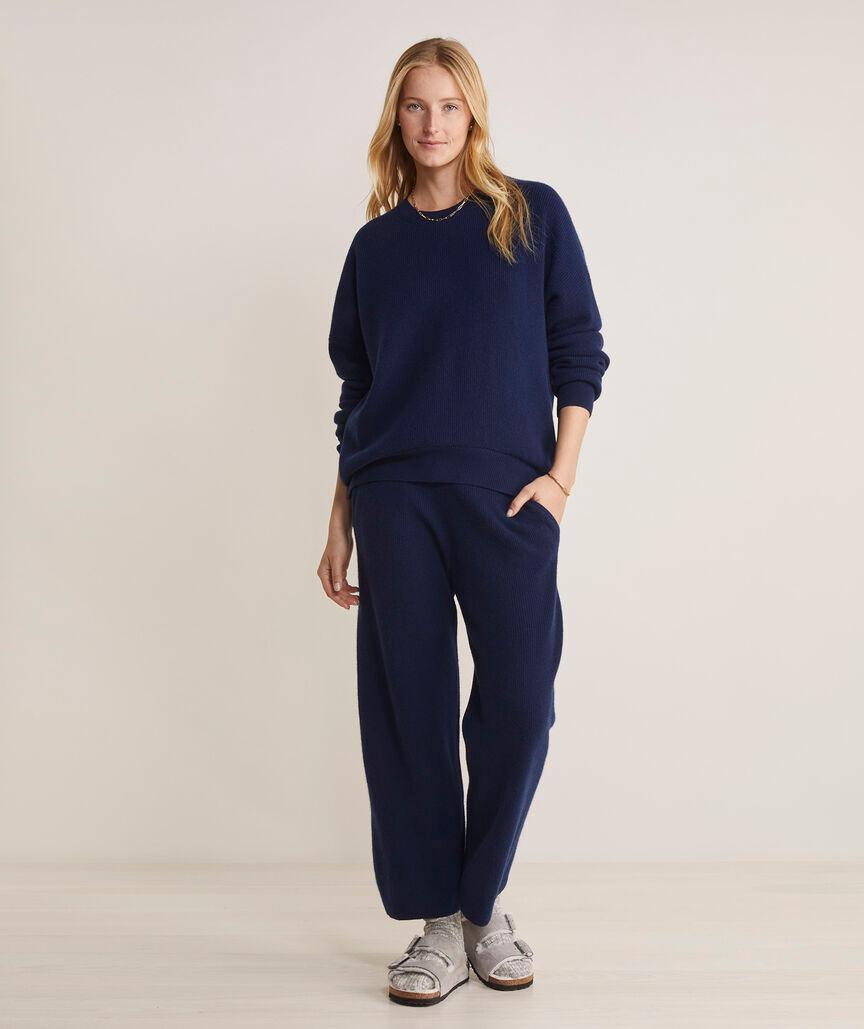 Ribbed Luxe Sweater Pants Product Image