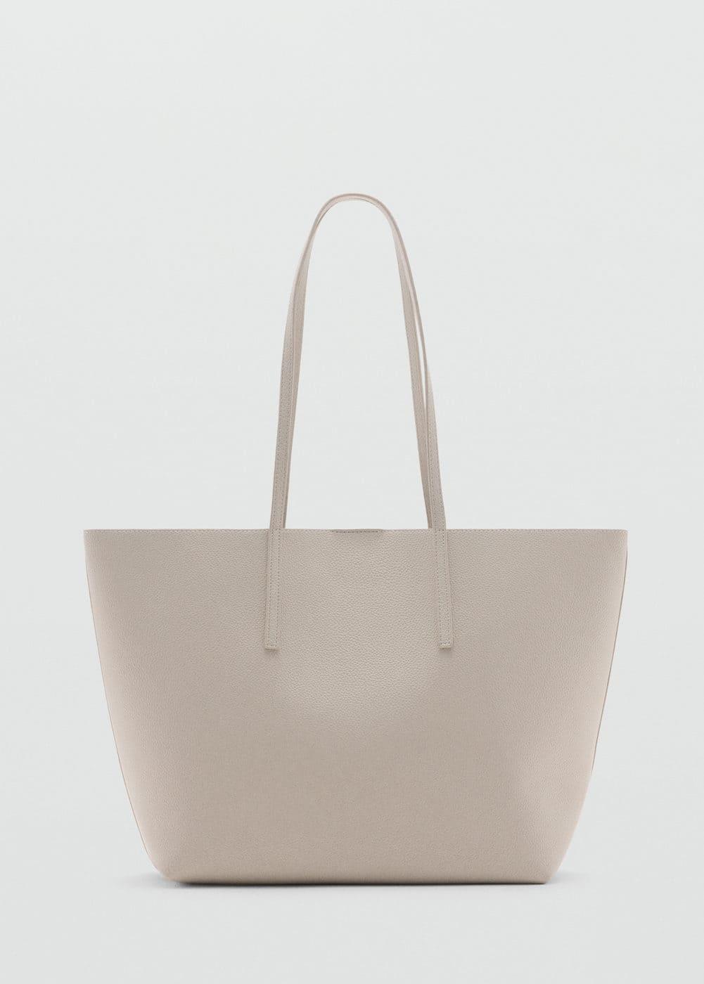 MANGO - Pebbled effect shopper bag - One size - Women Product Image