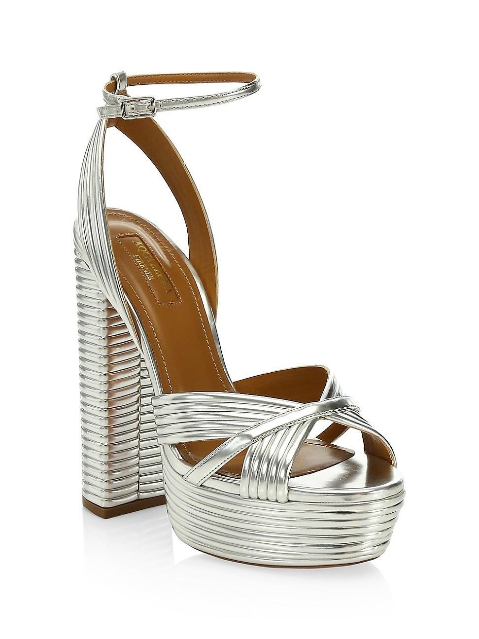 Womens Sundance Metallic Platform Sandals Product Image