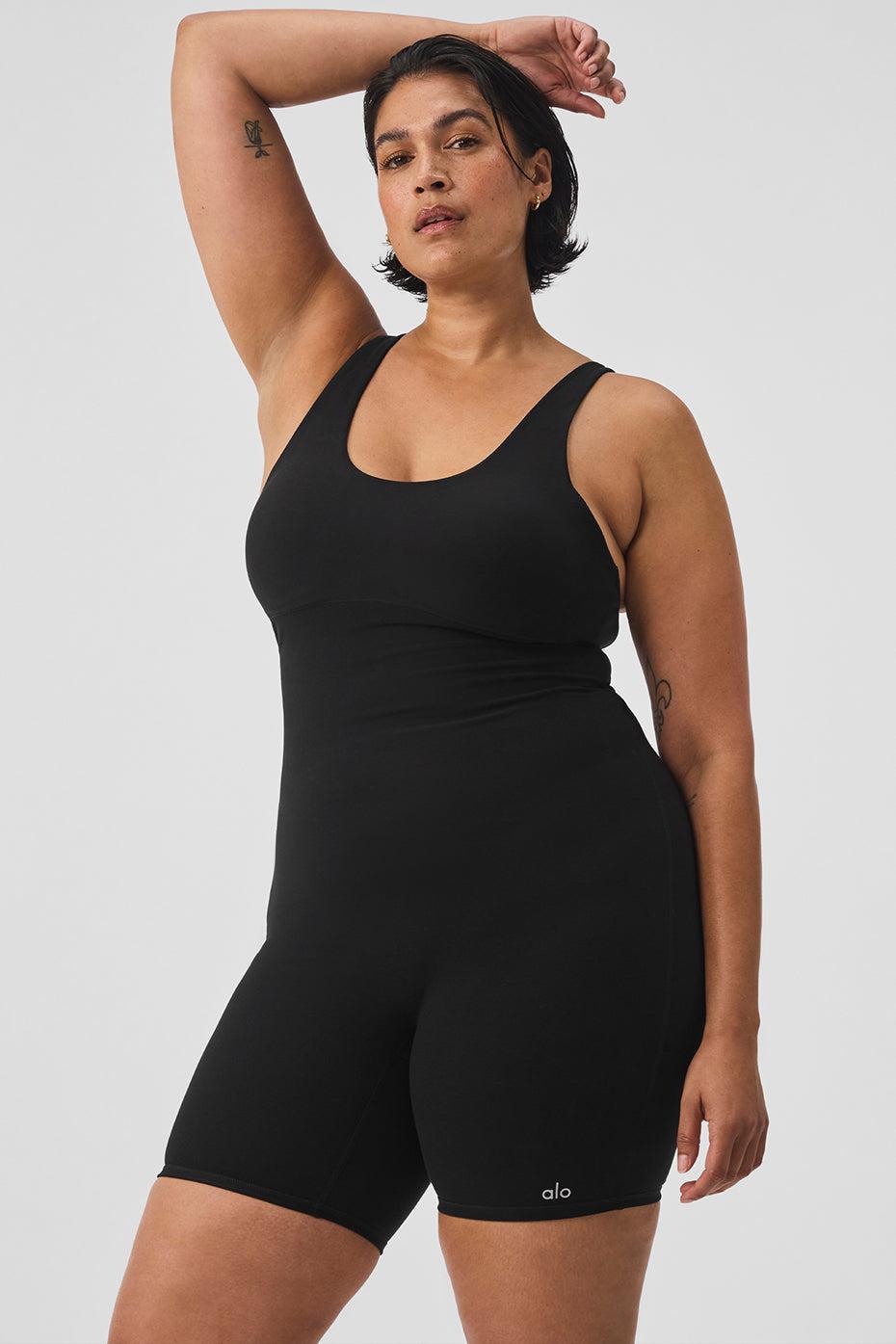 Alosoft Center Stage Onesie - Black Female Product Image