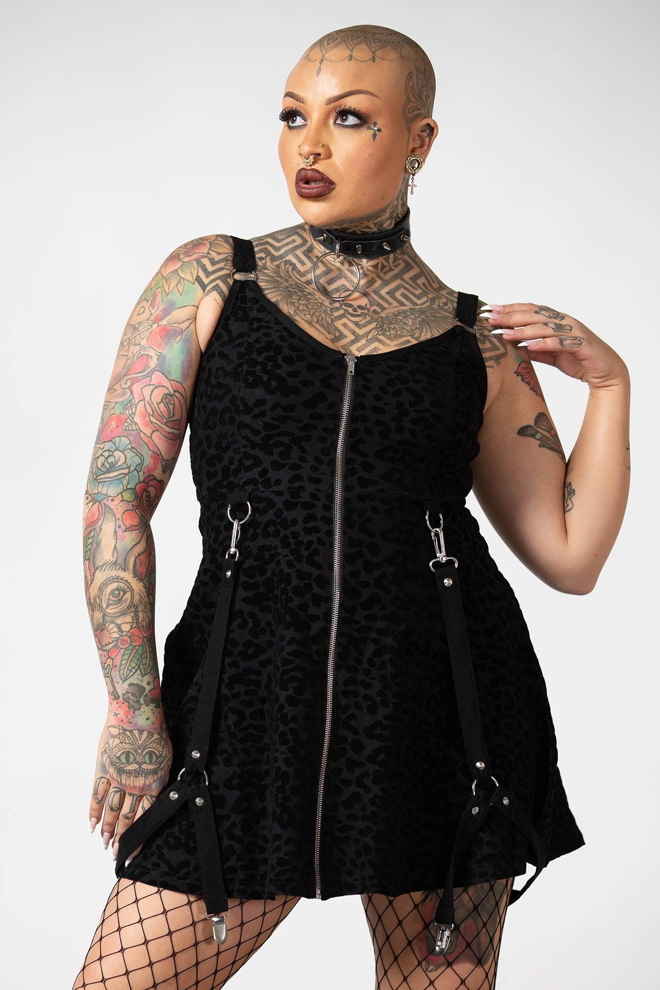 Feelin Purrty Skater Dress Female Product Image