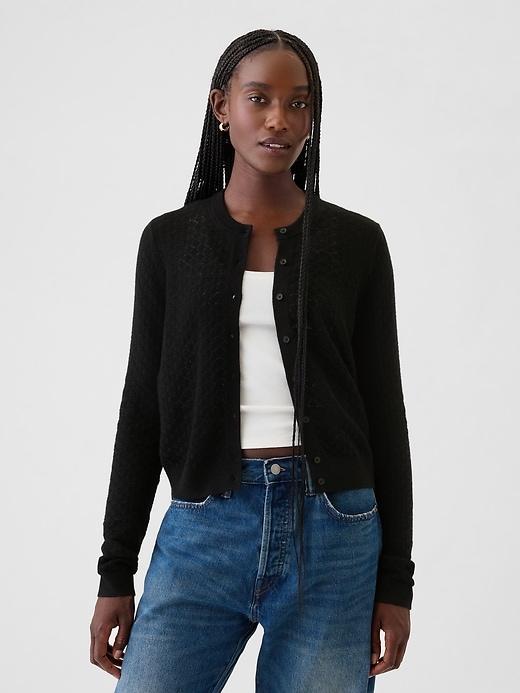 Pointelle Cardigan Product Image