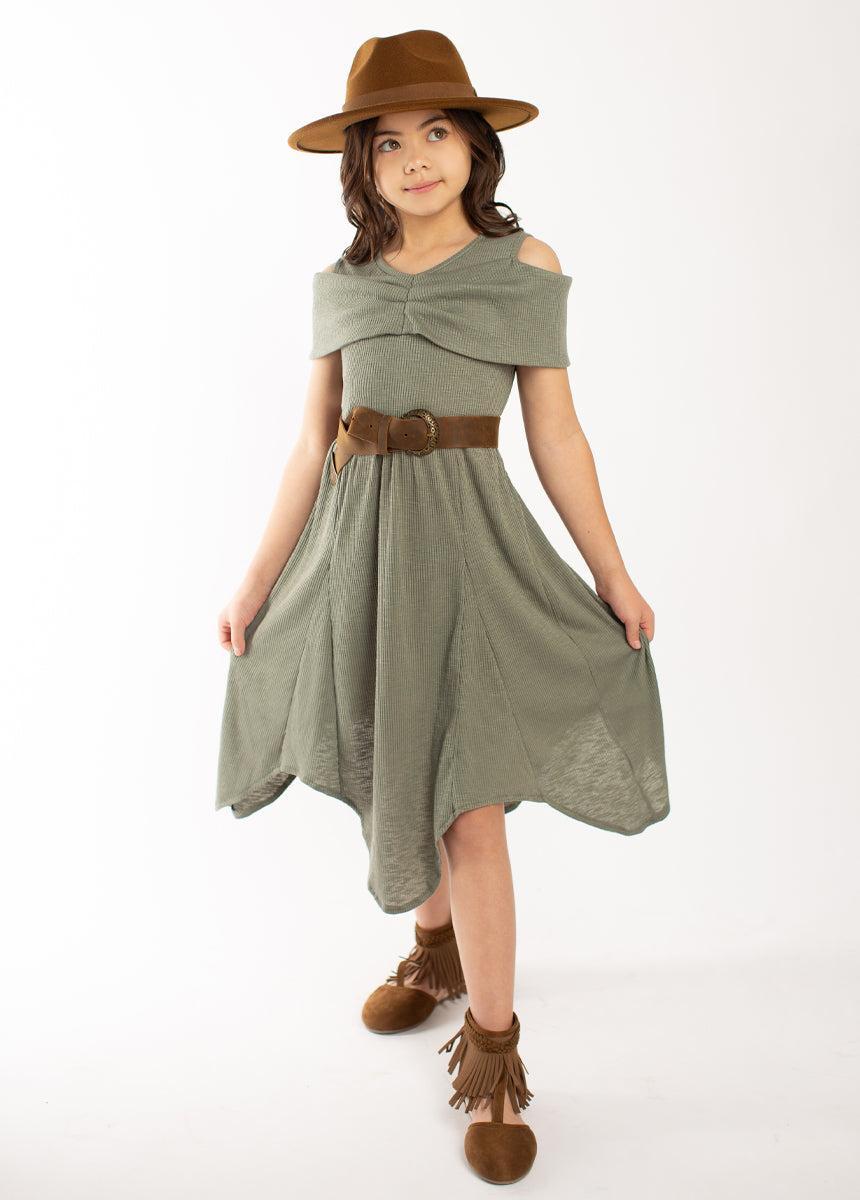 Medora Dress in Agave Product Image