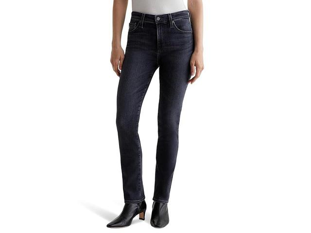 AG Jeans Mari Mid Rise Slim Straight Jeans in 8 Years Salt (8 Years Salt) Women's Jeans Product Image