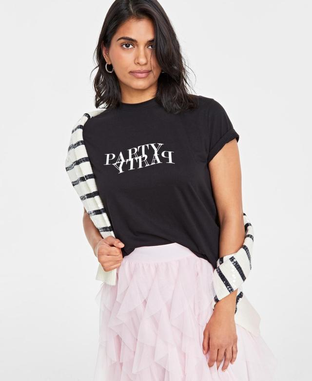 On 34th Womens Party Graphic T-Shirt, Created for Macys Product Image