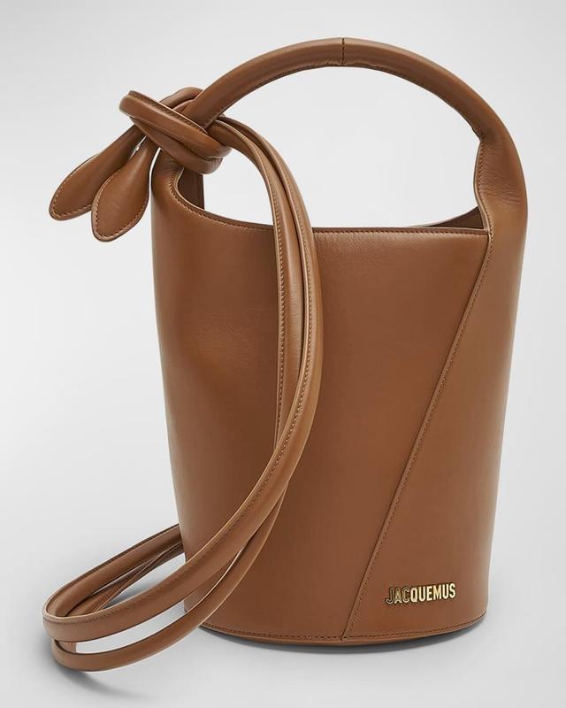 Le Petit Tourni Leather Bucket Bag Product Image