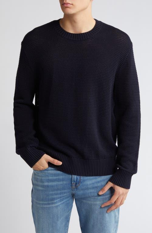 Frame Crewneck Long Sleeve Textured Sweater Product Image