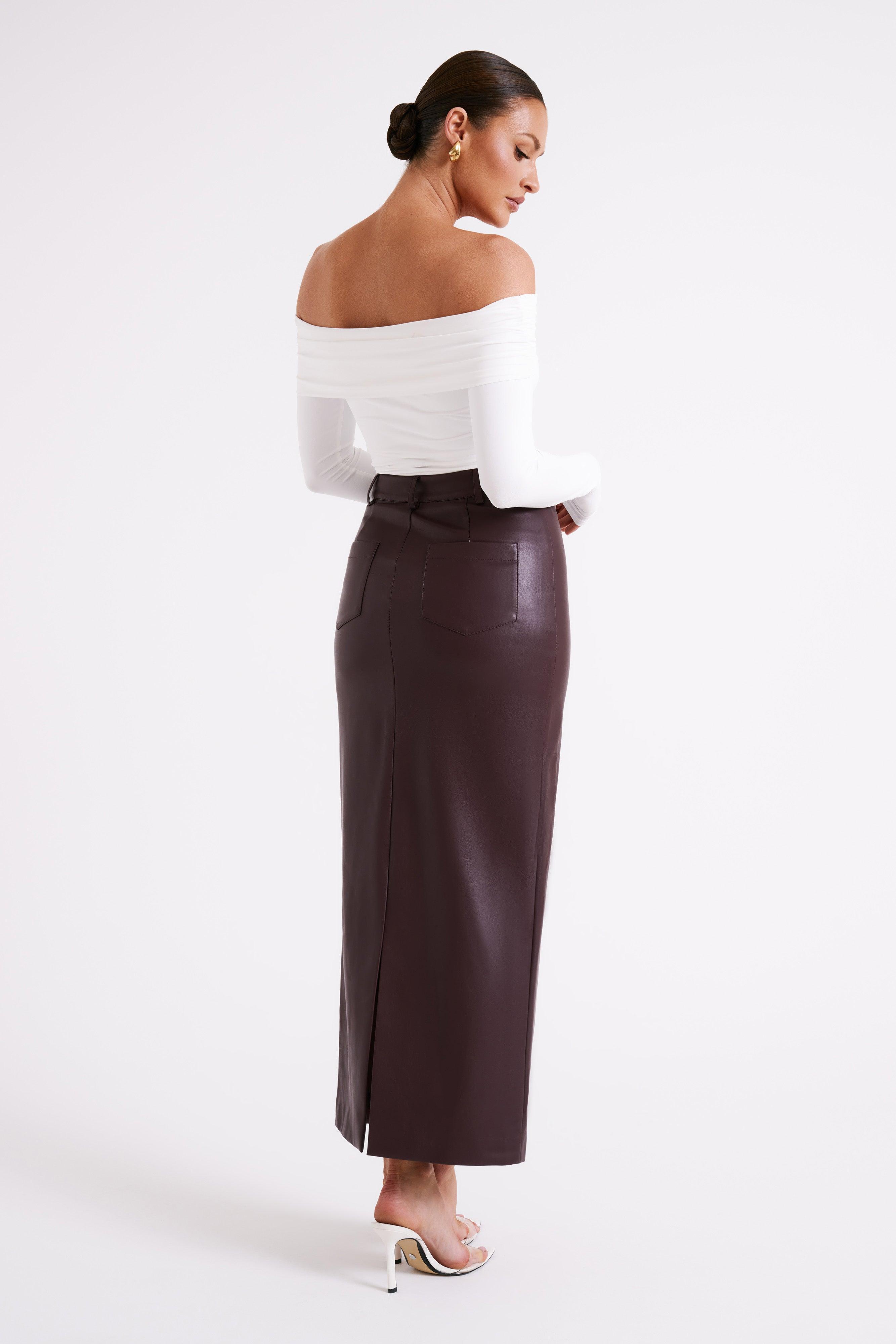 Lucinda Recycled Nylon Off Shoulder Top - White Product Image