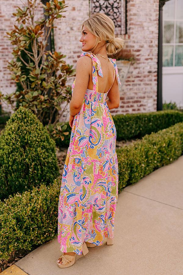 Resort Radiance Paisley Maxi Dress Product Image