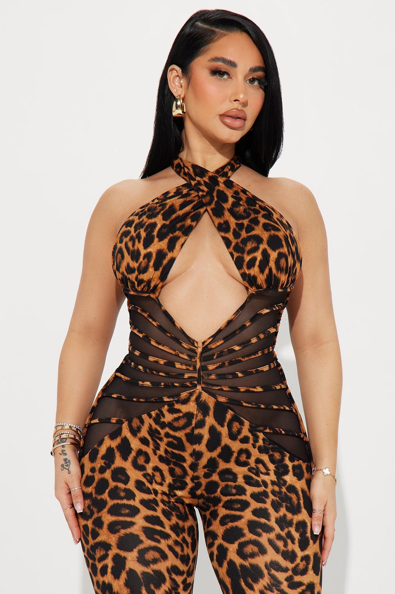 Wild Craze Jumpsuit - Brown/combo Product Image