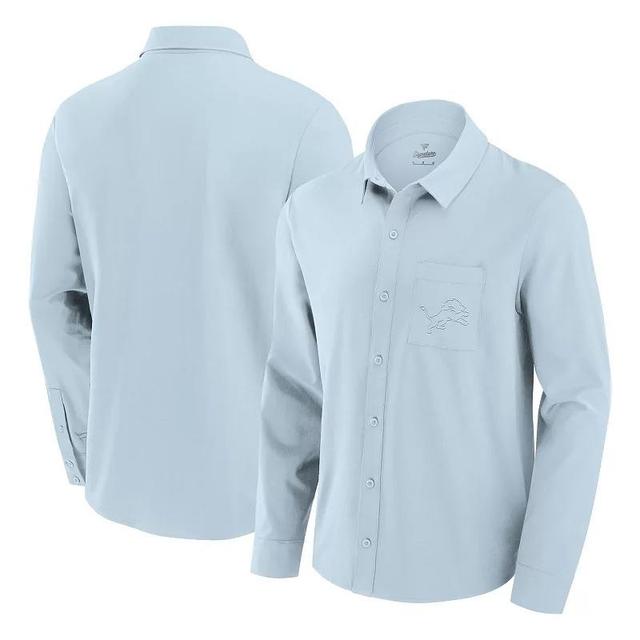 Mens Fanatics Signature Gray San Francisco 49ers Front Office Long Sleeve Button-Up Shirt Product Image