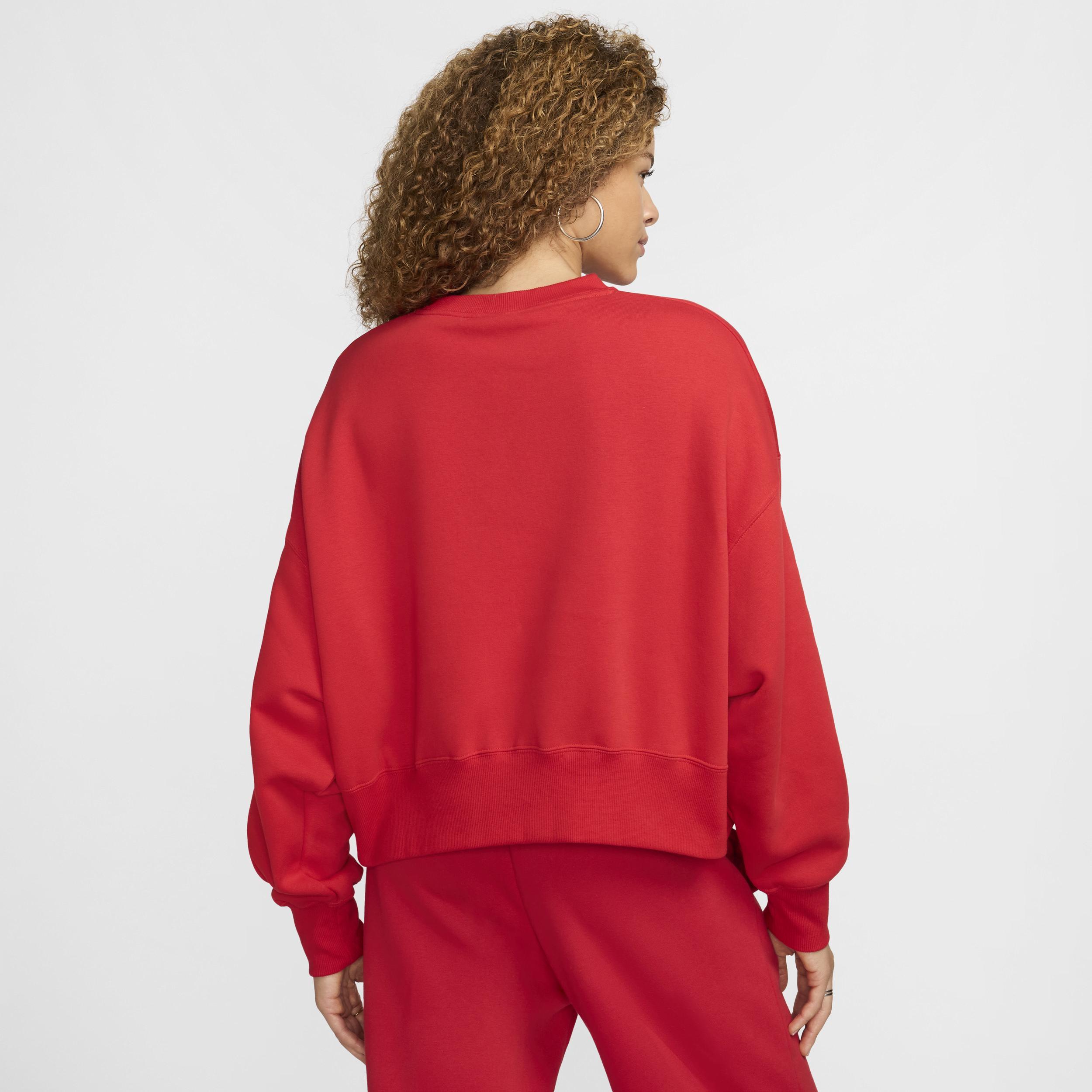 Nike Sportswear Phoenix Fleece Women's Over-Oversized Crew-Neck Graphic Sweatshirt Product Image