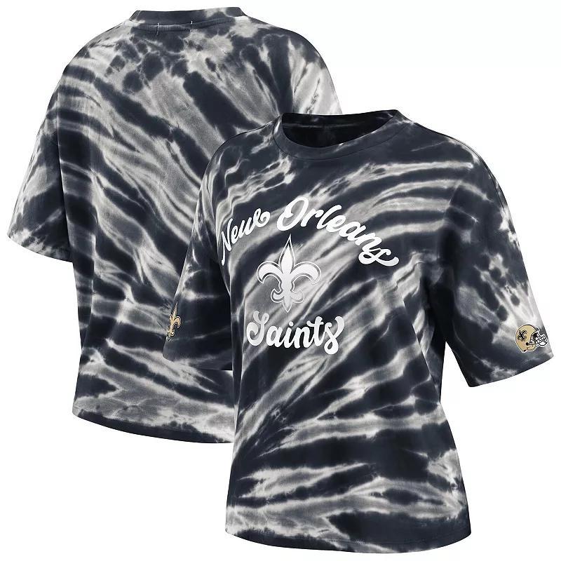 Womens WEAR by Erin Andrews New Orleans Saints Tie-Dye T-Shirt Product Image