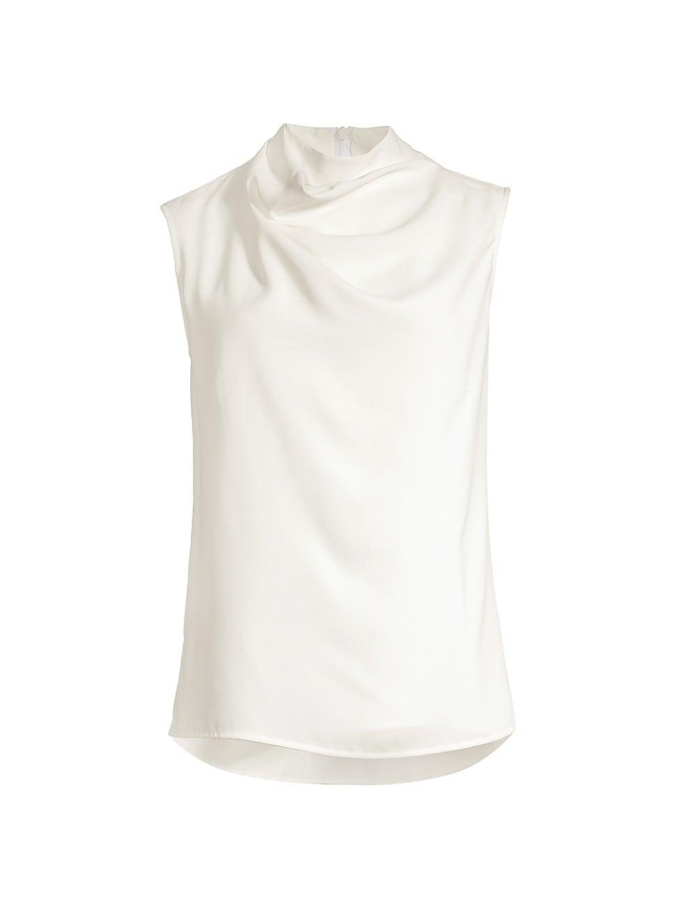 Misook Funnel Neck Sleeveless Blouse Product Image