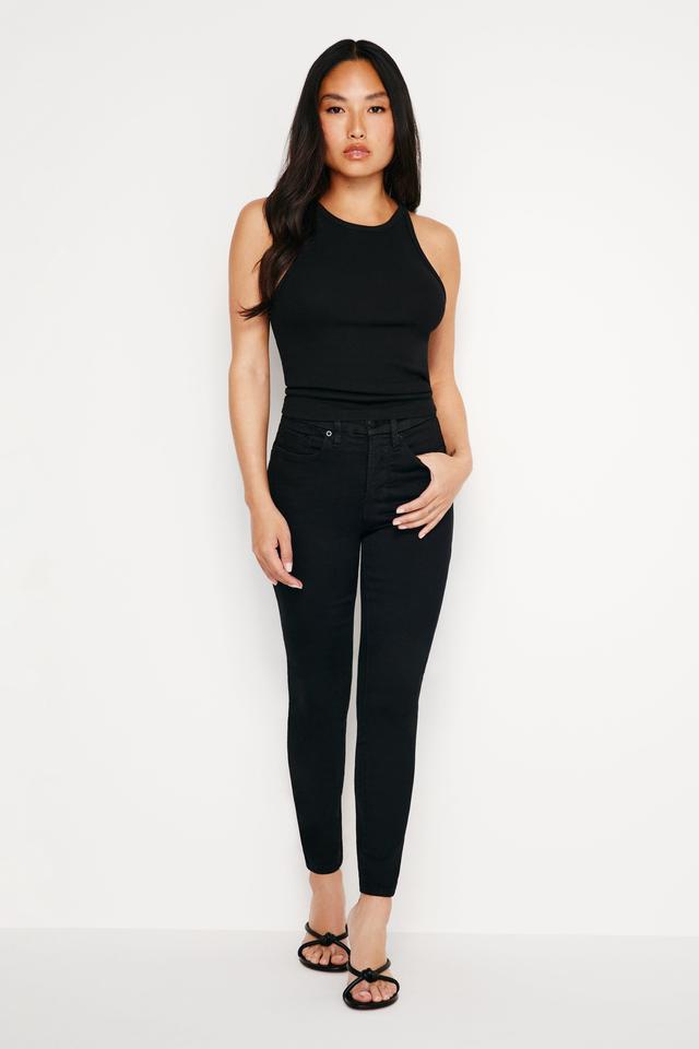 GOOD PETITE SKINNY JEANS | BLACK001 Product Image